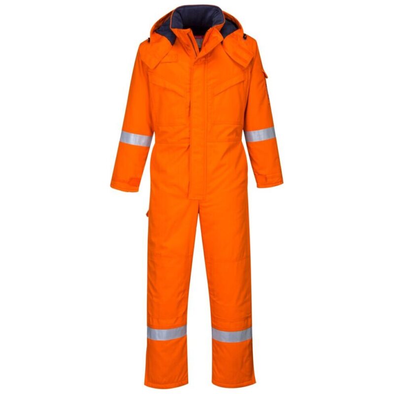 Portwest FR Anti-Static Winter Coverall - Orange