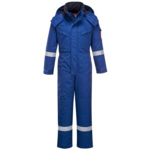 Portwest FR Anti-Static Winter Coverall - Royal Blue