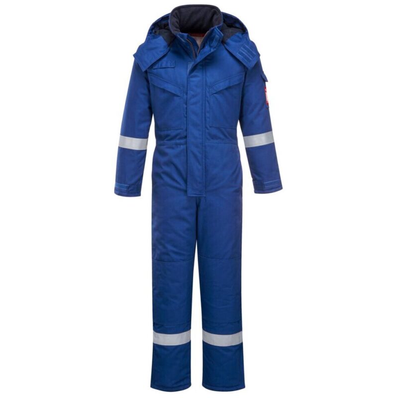 Portwest FR Anti-Static Winter Coverall - Royal Blue