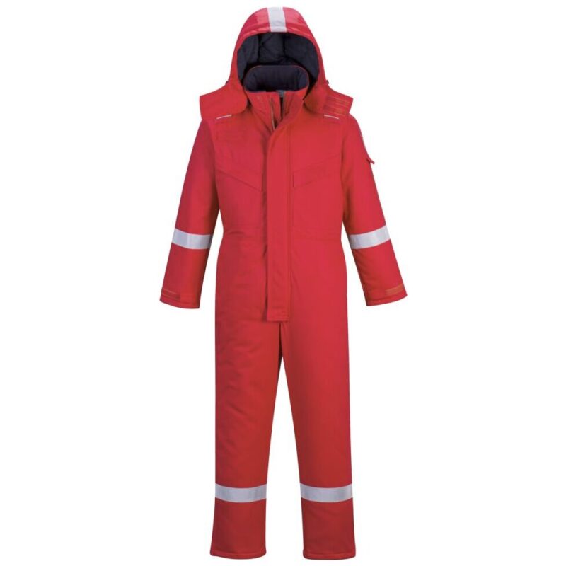Portwest FR Anti-Static Winter Coverall - Red