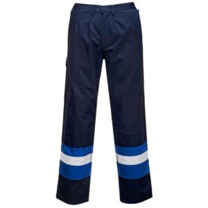 Portwest Bizflame Work Trousers - Navy/Royal