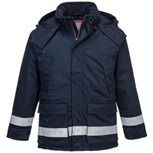 Portwest FR Anti-Static Winter Jacket - Navy