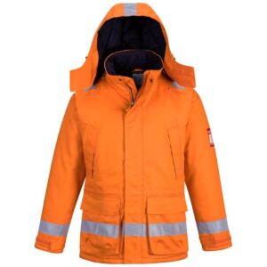 Portwest FR Anti-Static Winter Jacket - Orange