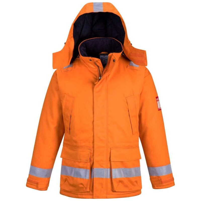 Portwest FR Anti-Static Winter Jacket - Orange