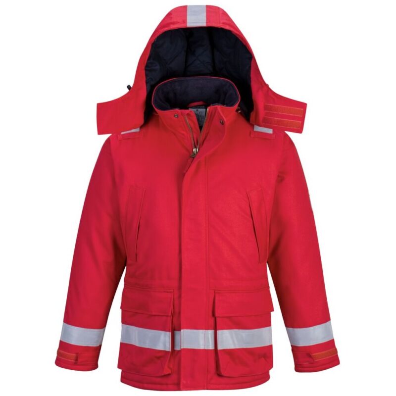 Portwest FR Anti-Static Winter Jacket - Red