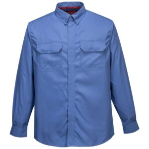 Portwest Bizflame Work Shirt - Navy