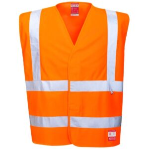 Portwest Hi-Vis Anti Static Vest - Flame Resistant - Yellow