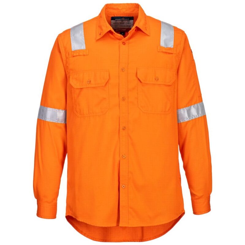 Portwest FR Lightweight Anti-static Shirt - Orange