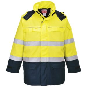 Portwest Bizflame Rain+ Hi-Vis Arc Jacket - XXL