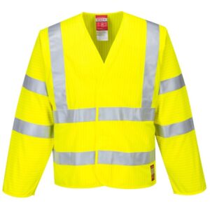 Portwest Hi-Vis Anti Static Jacket - Flame Resistant - Orange