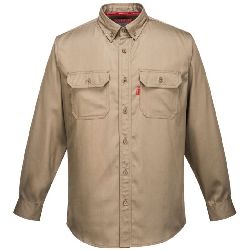 Portwest Bizflame 88/12 FR Shirt - Khaki