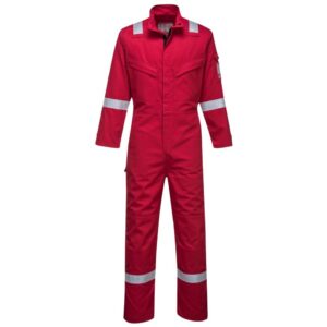Portwest Bizflame Industry Coverall - Red