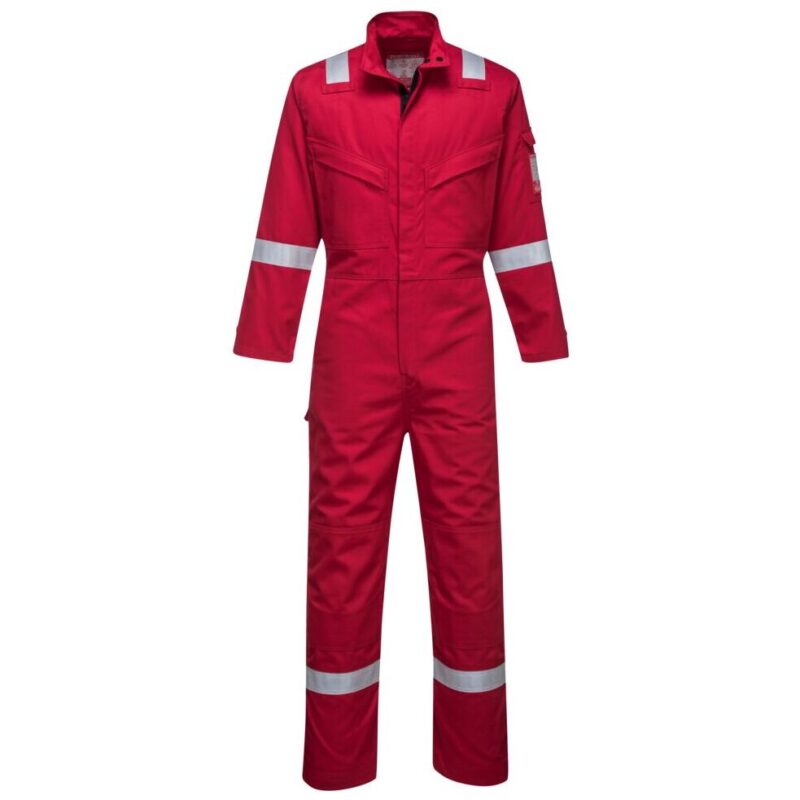 Portwest Bizflame Industry Coverall - Red