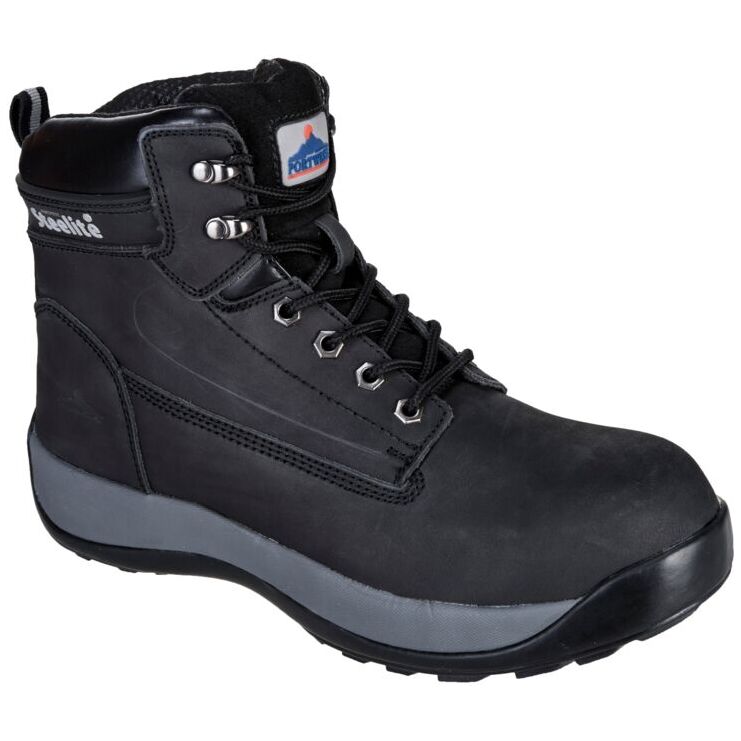 Portwest Steelite Construction Nubuck Boot S3 HRO - Black