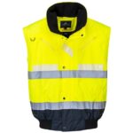 Portwest Glowtex Hi-Vis 3-in-1 Contrast Bomber Jacket