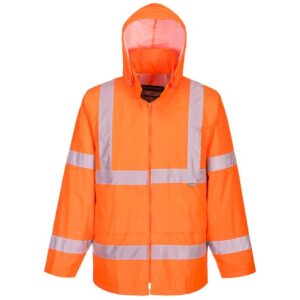 Portwest Hi-Vis Rain Jacket - Orange