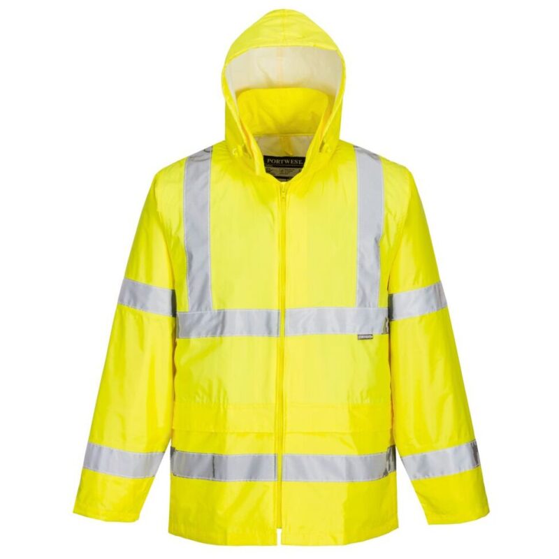 Portwest Hi-Vis Rain Jacket - Yellow