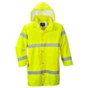 Portwest Hi-Vis Rain Coat 100cm - Orange