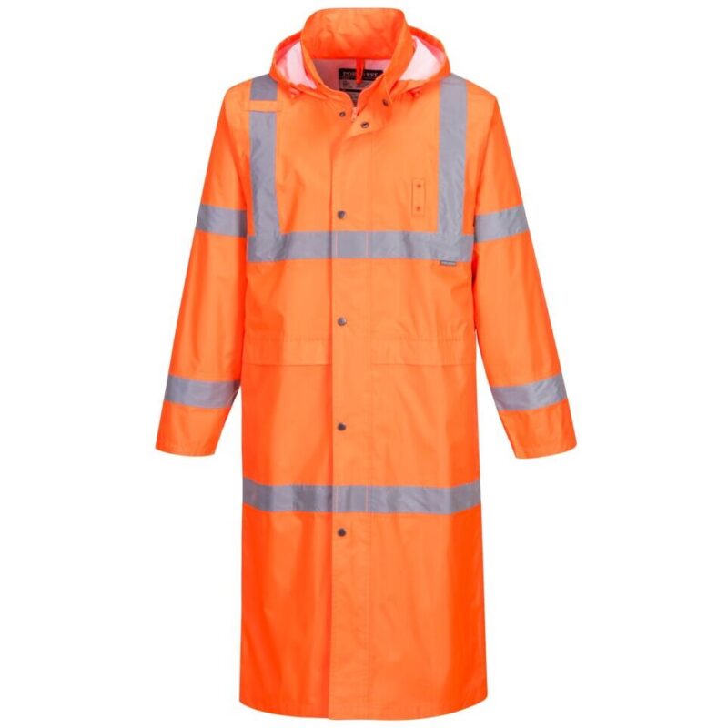 Portwest Hi-Vis Rain Coat 122cm