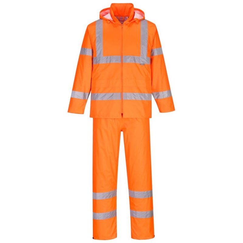 Portwest Hi-Vis Packaway Rain Suit