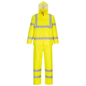 Portwest Hi-Vis Packaway Rain Suit - Orange