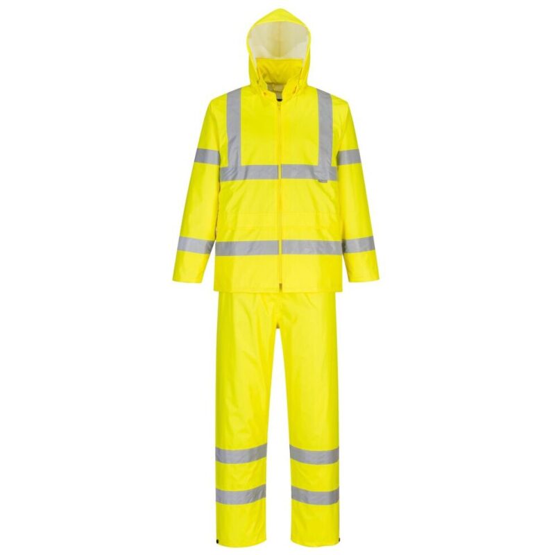 Portwest Hi-Vis Packaway Rain Suit - Yellow