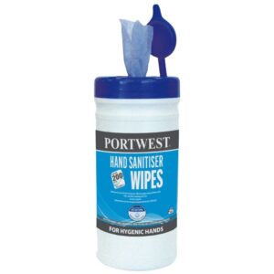 Portwest Hand Sanitiser Wipes Blue IW40