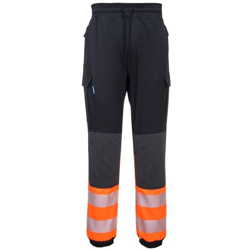 Portwest PW3 Hi-Vis Flexi Class 1 Jogger - Black/Orange