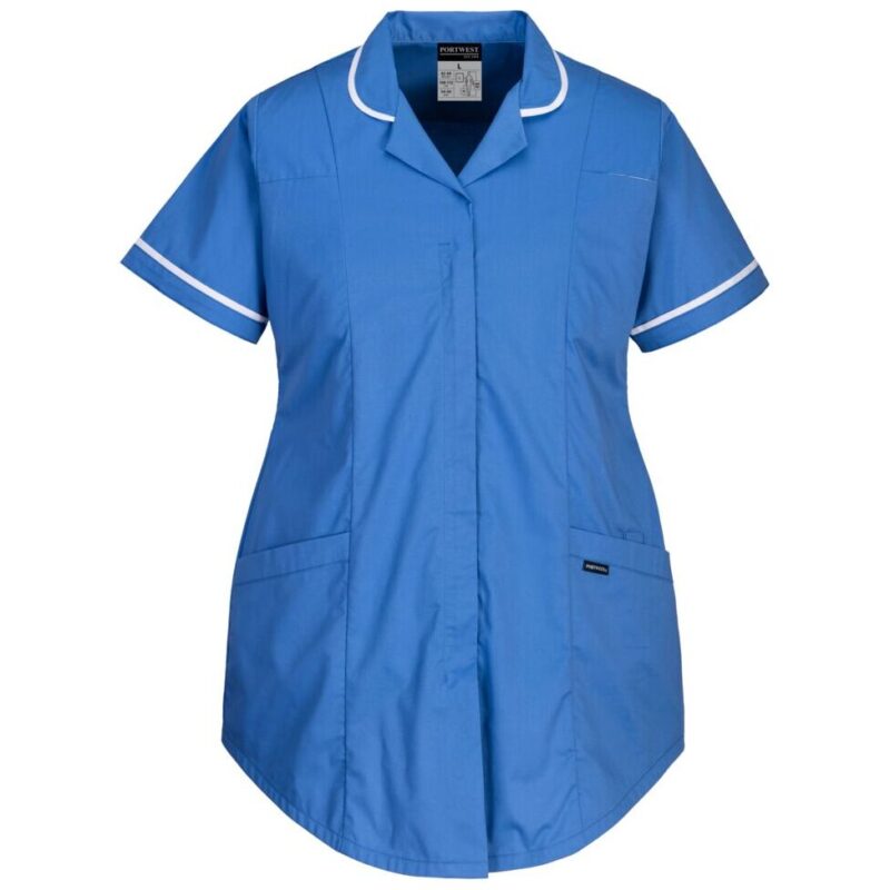 Portwest Stretch Maternity Tunic - Hamilton Blue