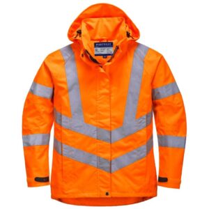 Portwest Hi-Vis Women's Breathable Rain Jacket - Yellow