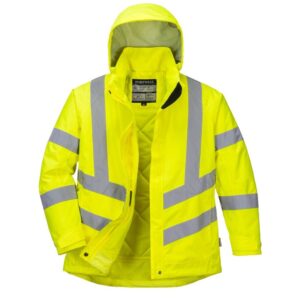 Portwest Hi-Vis Women's Winter Jacket - Orange