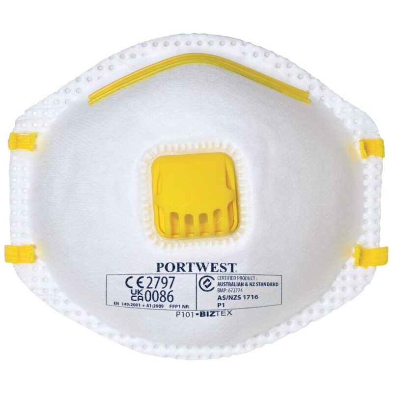 Portwest FFP1 Valved Respirator White P101