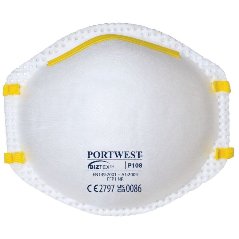 Portwest FFP1 Respirator Blister Pack White P108