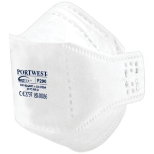 Portwest EAGLE FFP2 Dolomite Fold Flat Respirator White P290