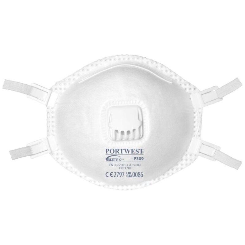 Portwest FFP3 Valved Respirator - Blister Pack White P309