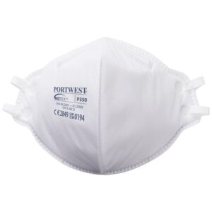 Portwest FFP3 Dolomite Fold Flat Respirator White P350