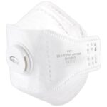 Portwest EAGLE FFP3 Valved Dolomite Fold Flat Respirator White P391