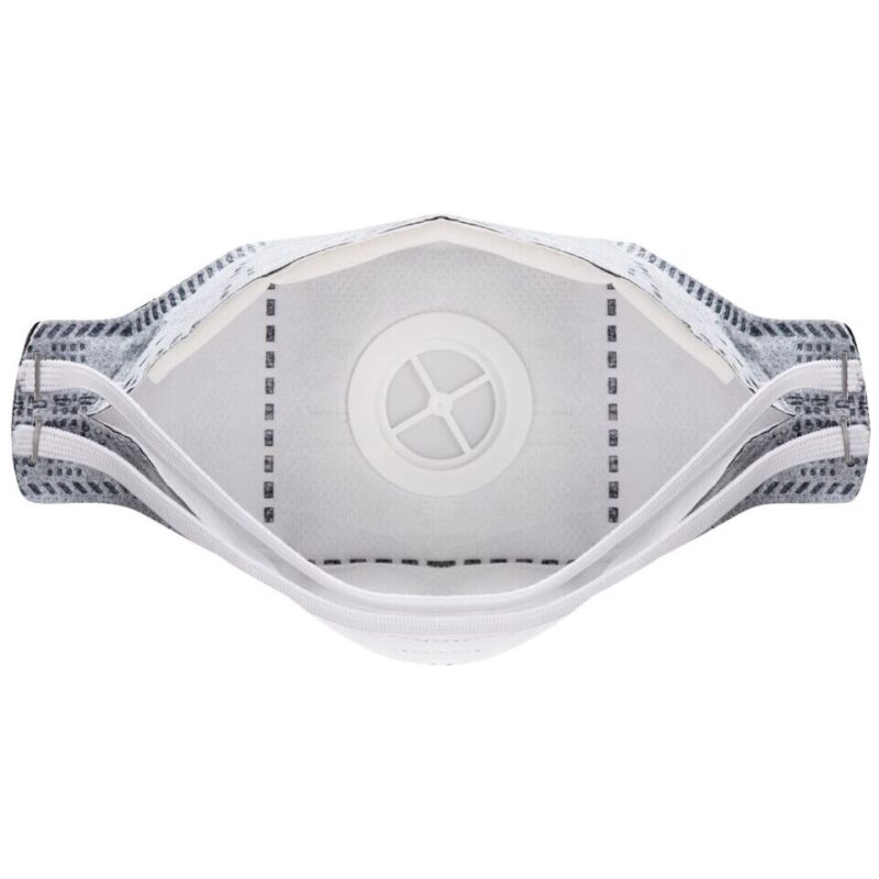 Portwest EAGLE FFP3 Valved Carbon Fold Flat Respirator White P392