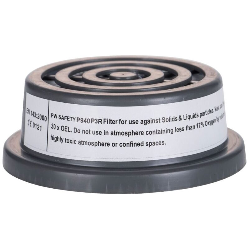 Portwest P3 Particle Filter Special Thread Connection Grey P940