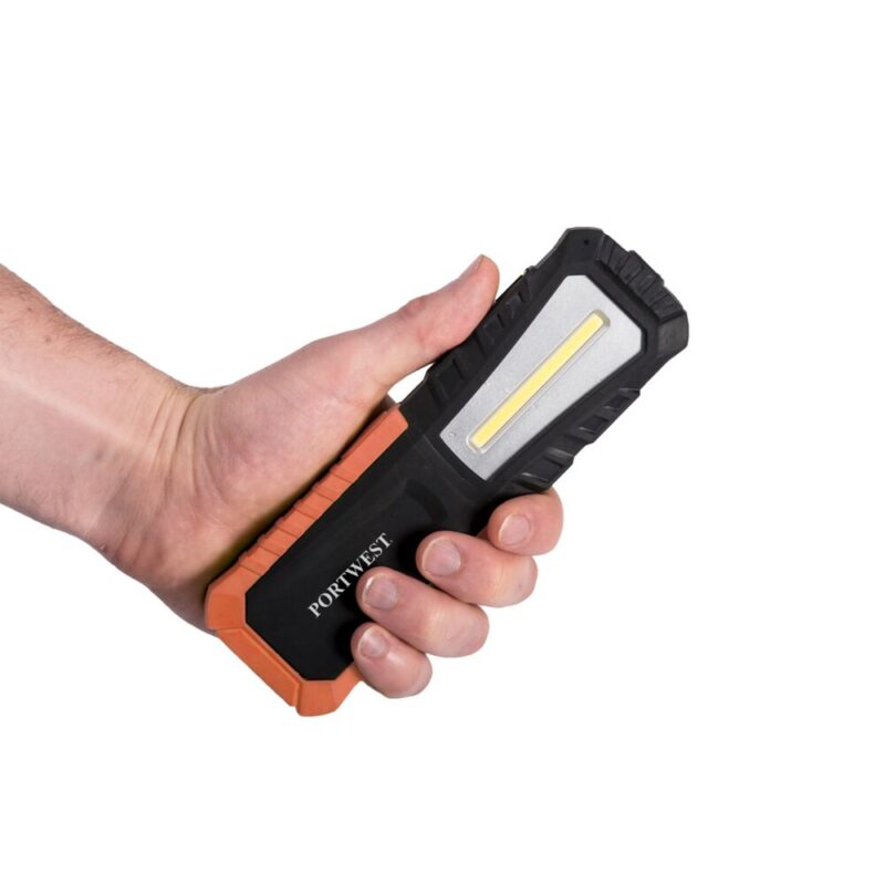 Portwest USB Rechargeable Inspection Torch Black PA78