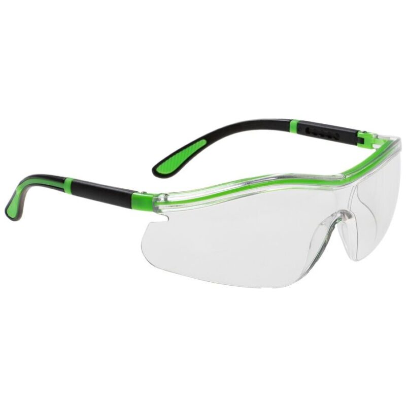 Portwest Neon Safety Spectacles - Clear