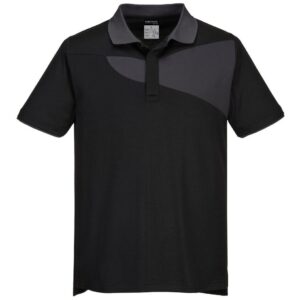 Portwest PW2 Cotton Comfort Polo Shirt Short Sleeve - Navy/Royal