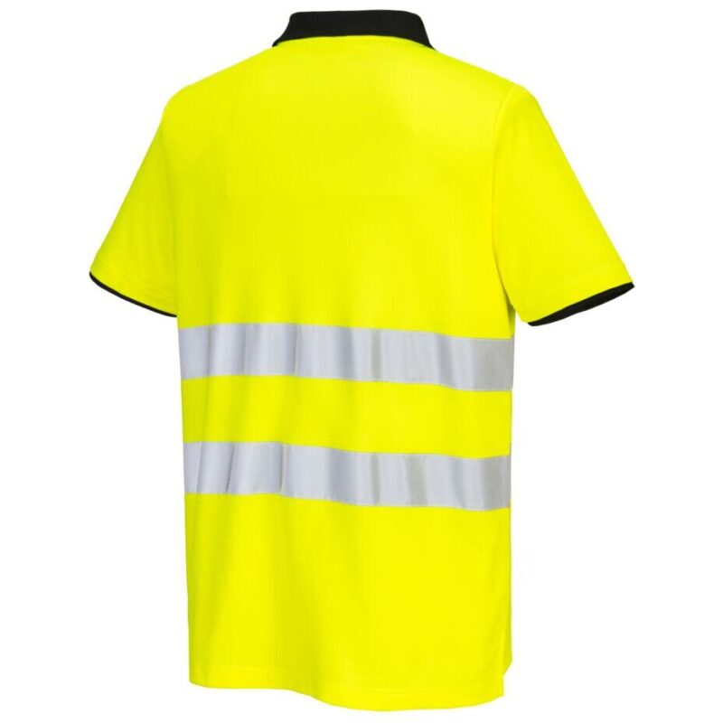 Portwest PW2 Hi-Vis Cotton Comfort Polo Shirt Short Sleeve