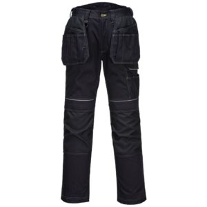 Portwest PW3 Stretch Holster Work Trousers - Zoom Grey/Black