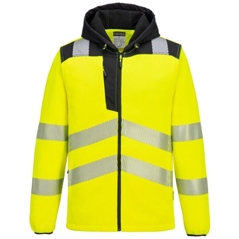 Portwest Hi-Vis Technical Fleece - Yellow/Black