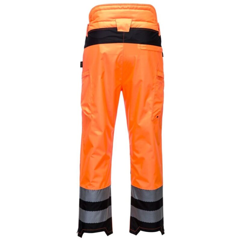 Portwest PW3 Hi-Vis Extreme Rain Trousers - Orange/Black