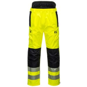 Portwest PW3 Hi-Vis Extreme Rain Trousers - Yellow/Black