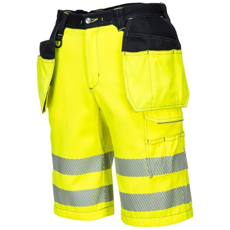 Portwest PW3 Hi-Vis Holster Pocket Shorts