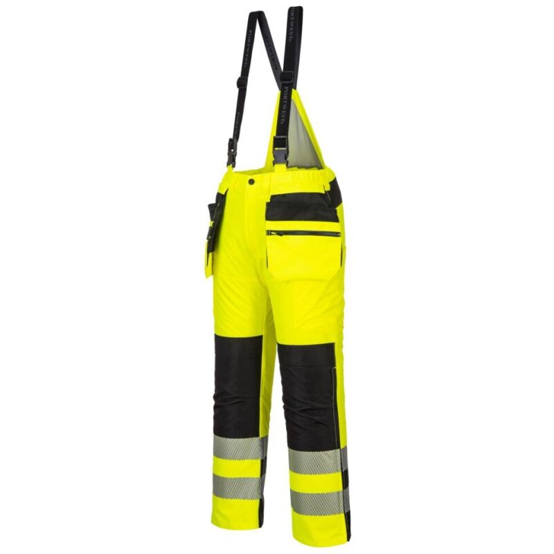 Portwest PW3 Hi-Vis Winter Trousers - Yellow/Black