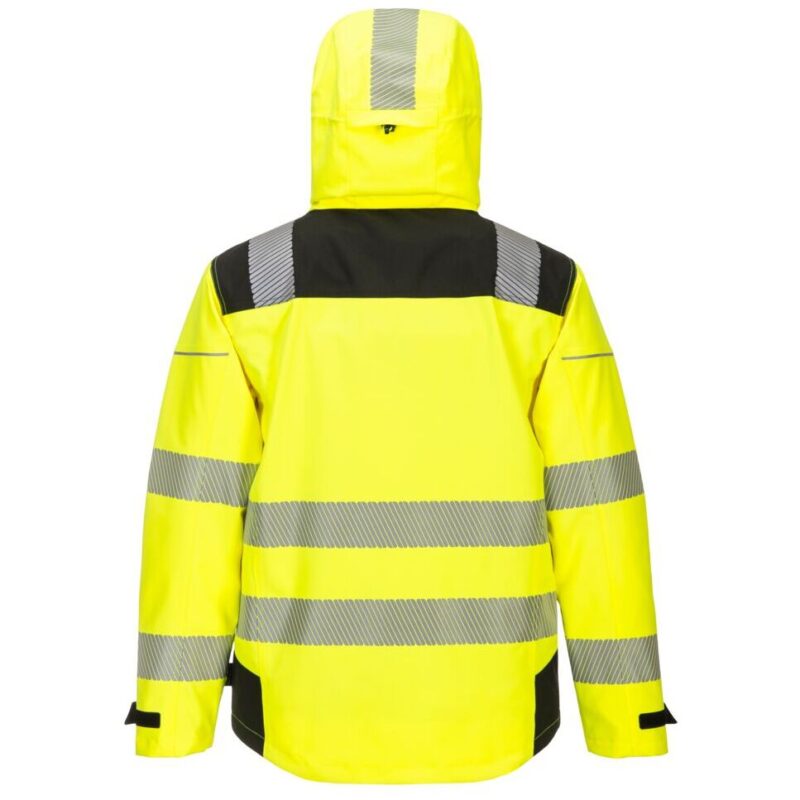 Portwest PW3 Hi-Vis Extreme Rain Jacket - Yellow/Black